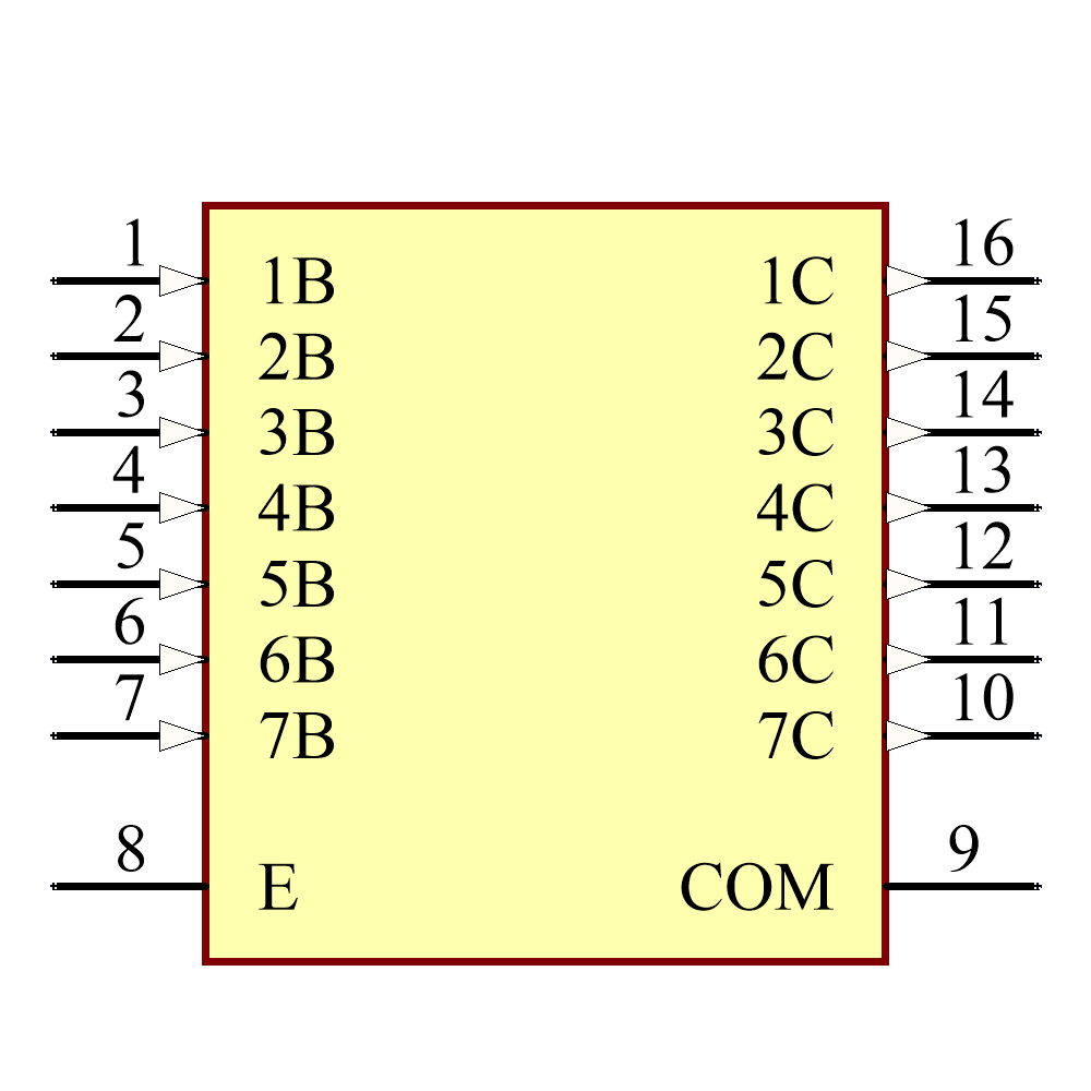 ULN2003AIN Symbol - Texas Instruments