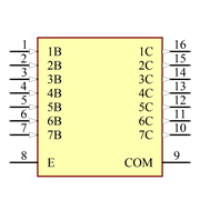 ULN2003AIN Symbol - Texas Instruments