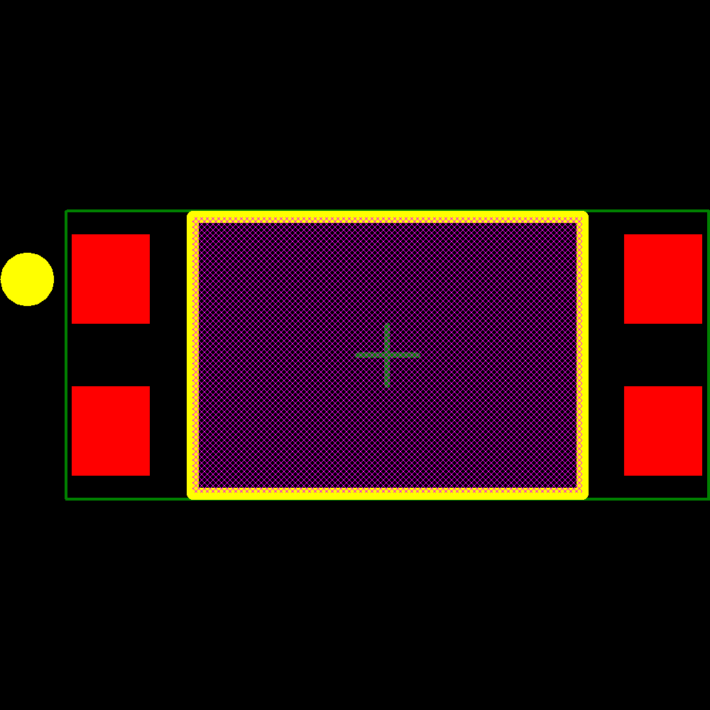 FOD817A3SD Footprint - ON Semiconductor / Fairchild