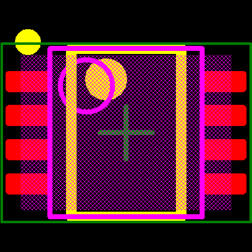 SN74LVC1G99DCTR Footprint - Texas Instruments