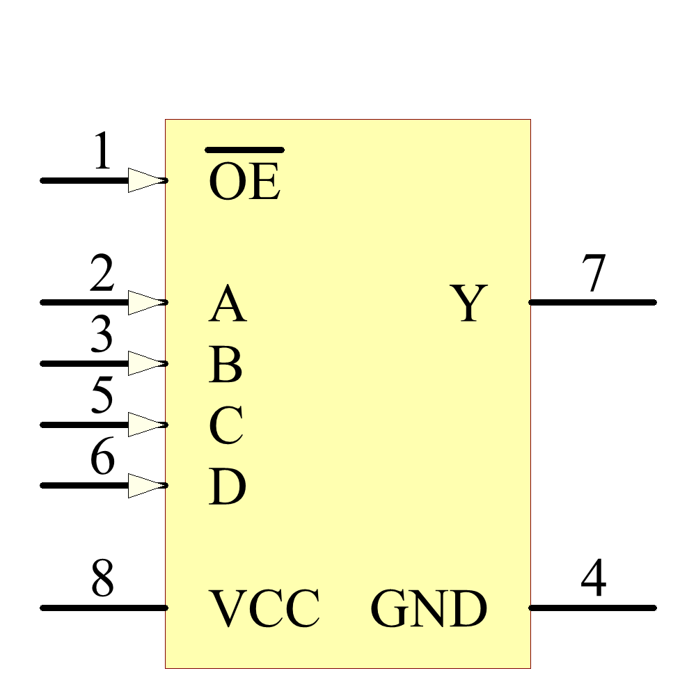 SN74LVC1G99DCTR Symbol - Texas Instruments