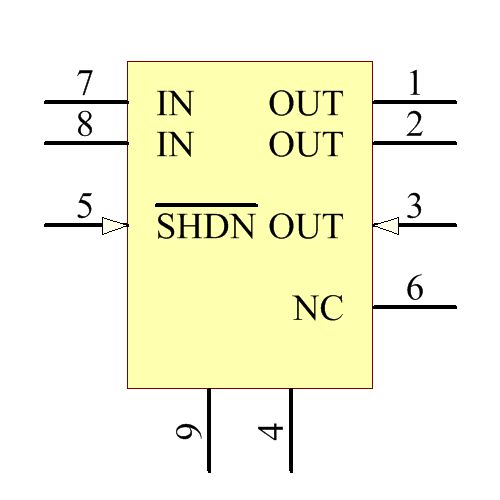 LT3020EDD12 Symbol - Analog Devices / Linear Technology