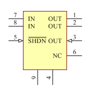 LT3020EDD12 Symbol - Analog Devices / Linear Technology