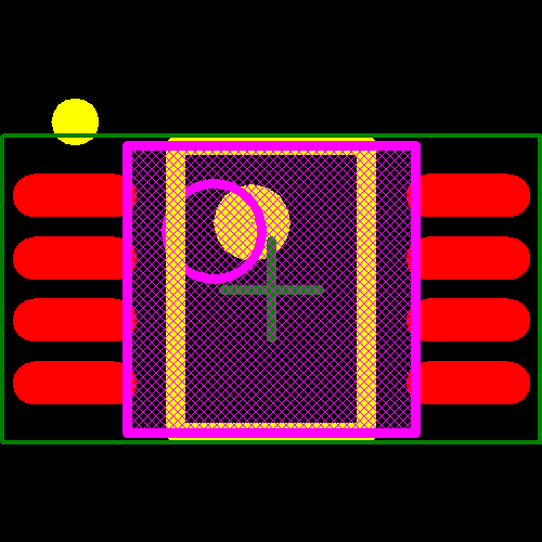 24LC014-E/MS Footprint - Microchip