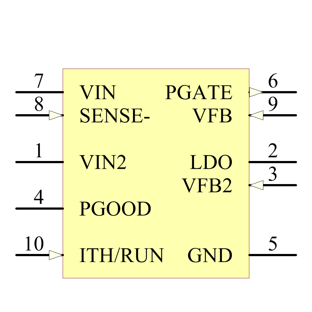 LTC3700EMS#PBF Symbol - Analog Devices