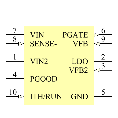 LTC3700EMS#PBF Symbol - Analog Devices