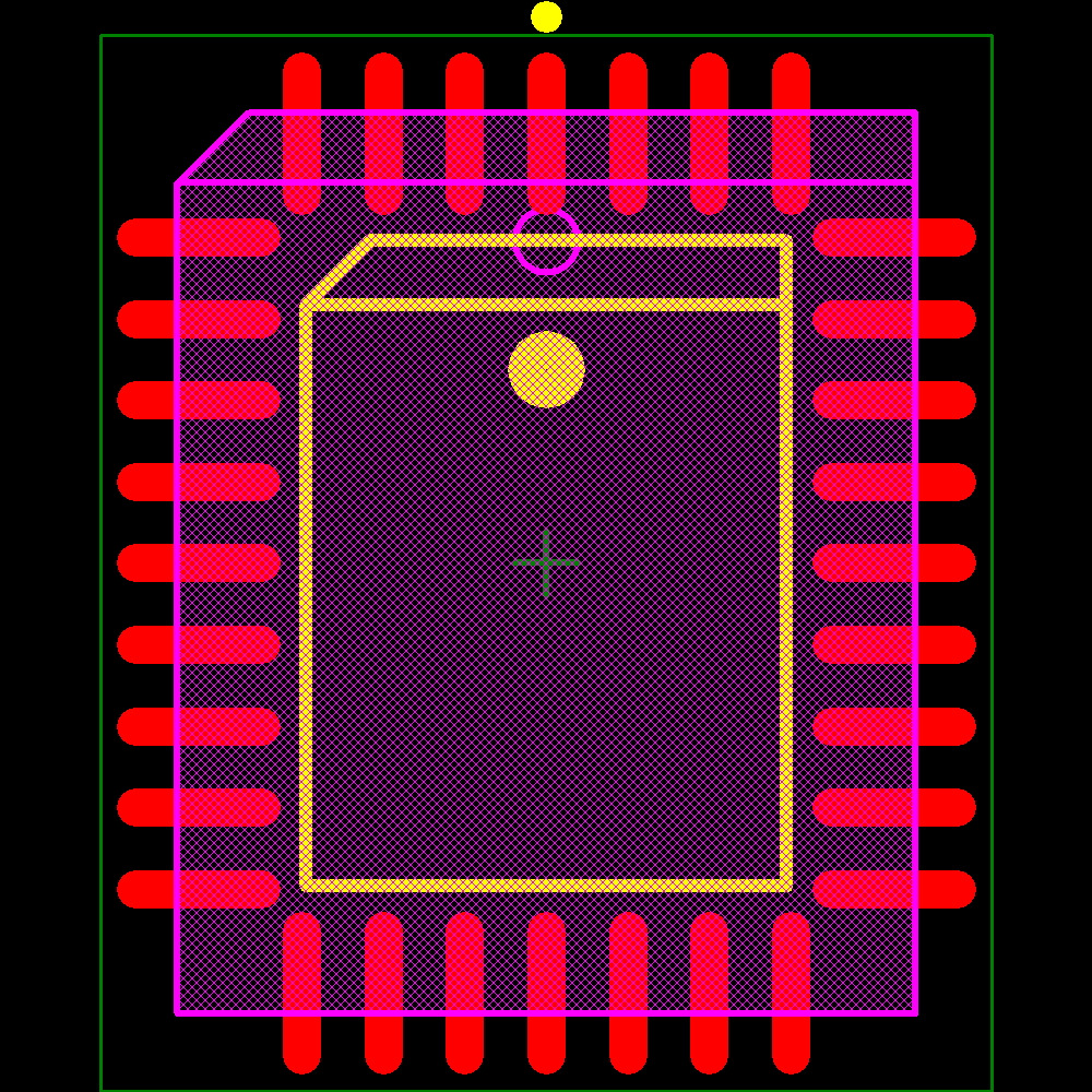 CY7B991V-7JXC Footprint - Cypress