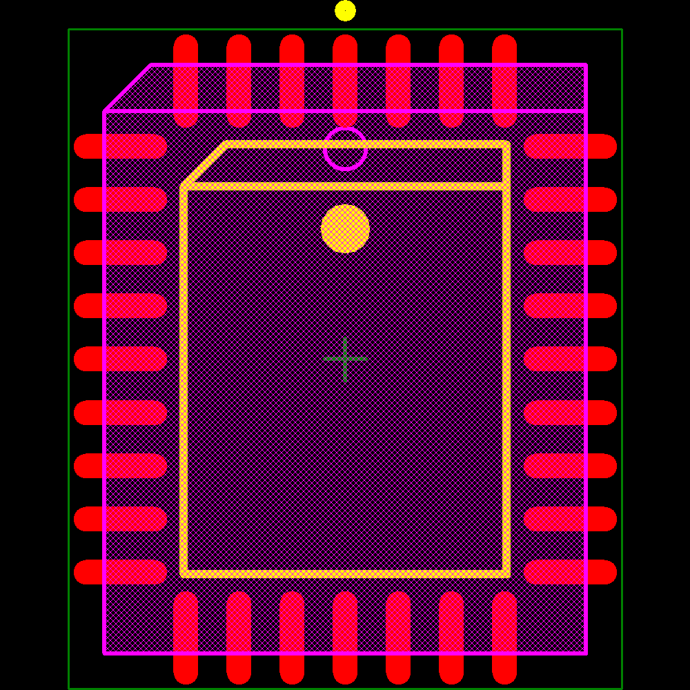 CY7B991V-7JXC Footprint - Cypress