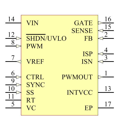 LT3755IMSE-1#PBF Symbol - Analog Devices