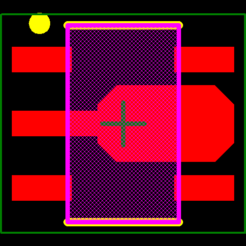 MCP1804T-3002I/MT Footprint - Microchip