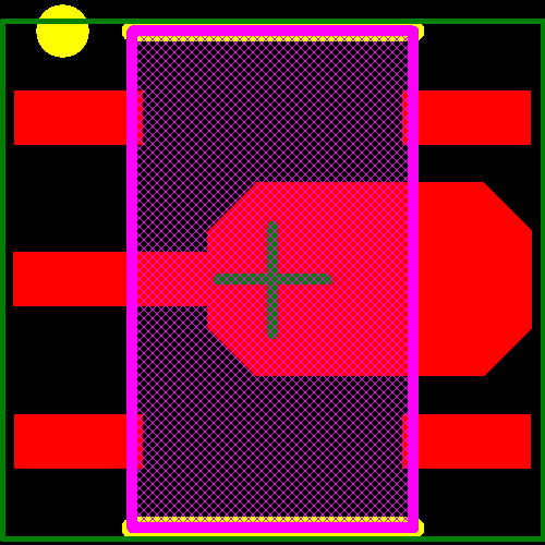 MCP1804T-3002I/MT Footprint - Microchip