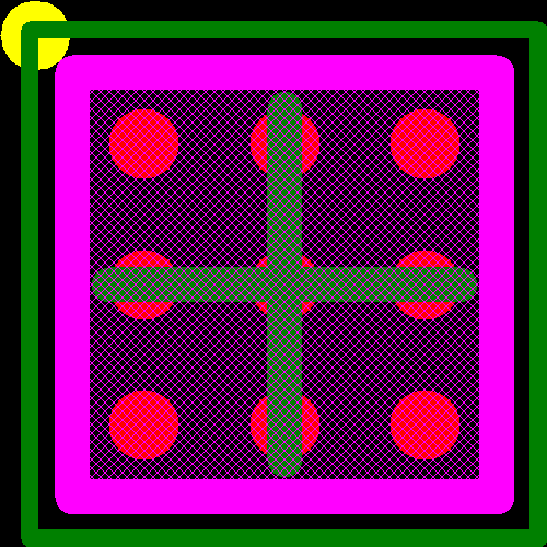 TPS75103YFFR Footprint - Texas Instruments