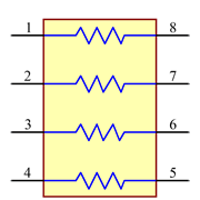CAY16-220J4LF Symbol - Bourns