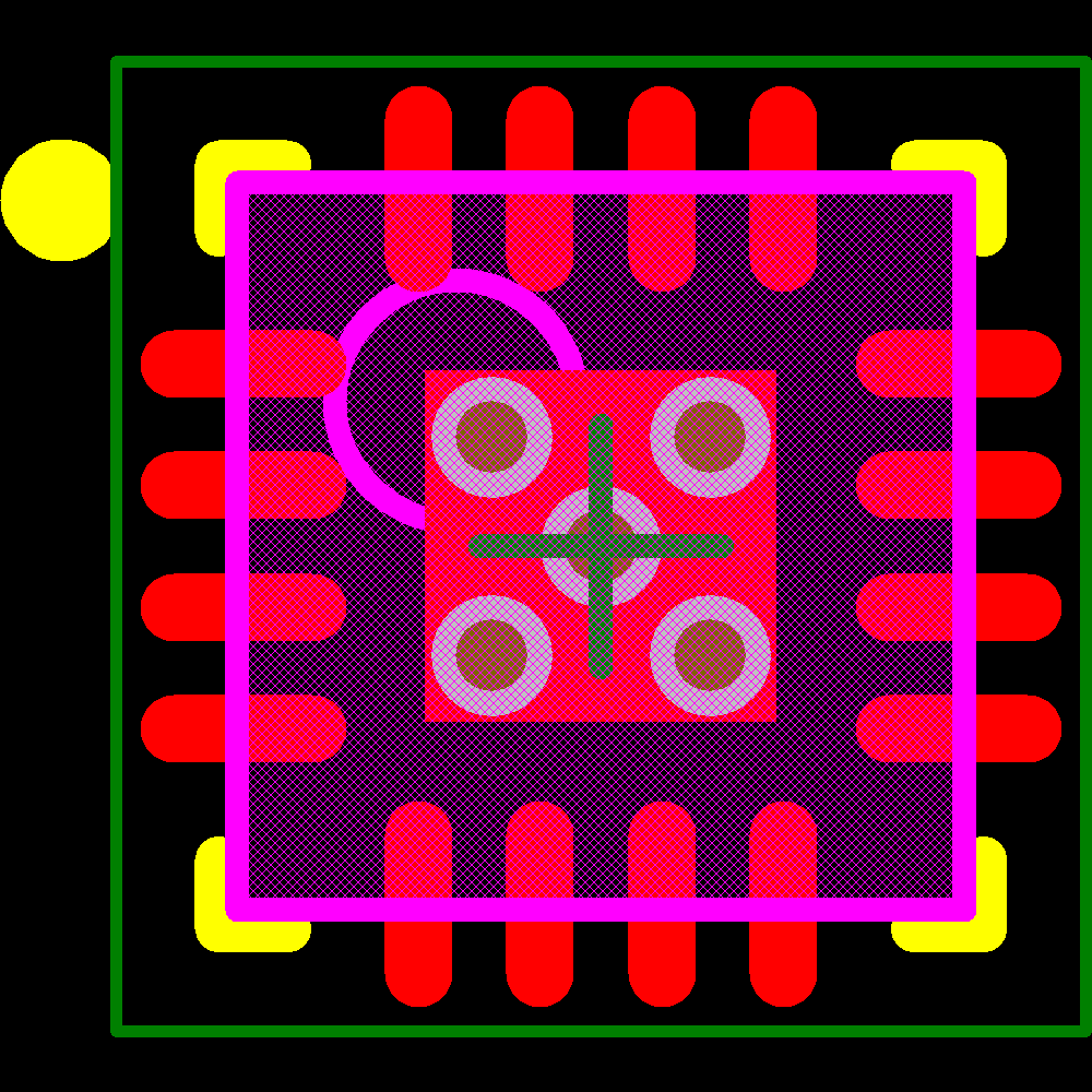 TPS60231RGTRG4 Footprint - Texas Instruments