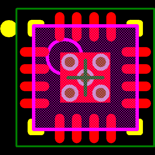 TPS60231RGTRG4 Footprint - Texas Instruments