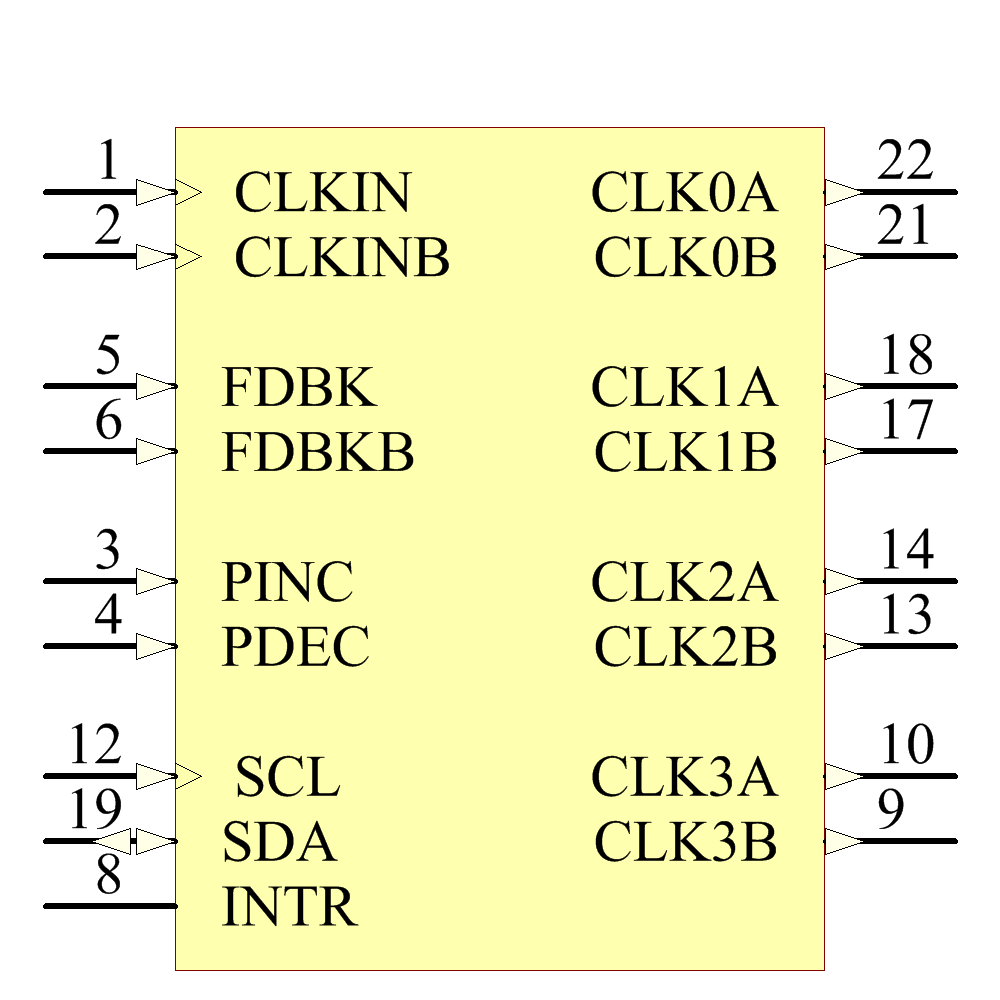 SI5338D-A-GM Symbol - Silicon Lab
