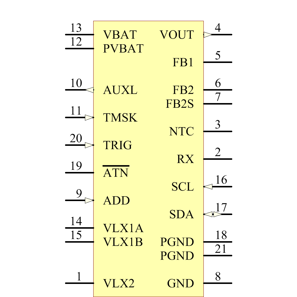 STCF03PNR Symbol - STMicroelectronics