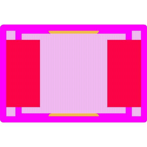 CGA6M2X7R2A474K200AE Footprint - TDK