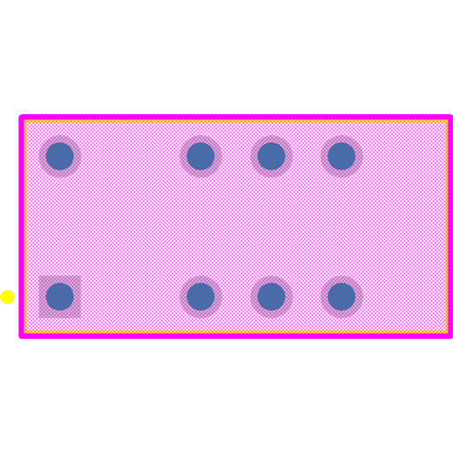 TX2-4.5V Footprint - Panasonic