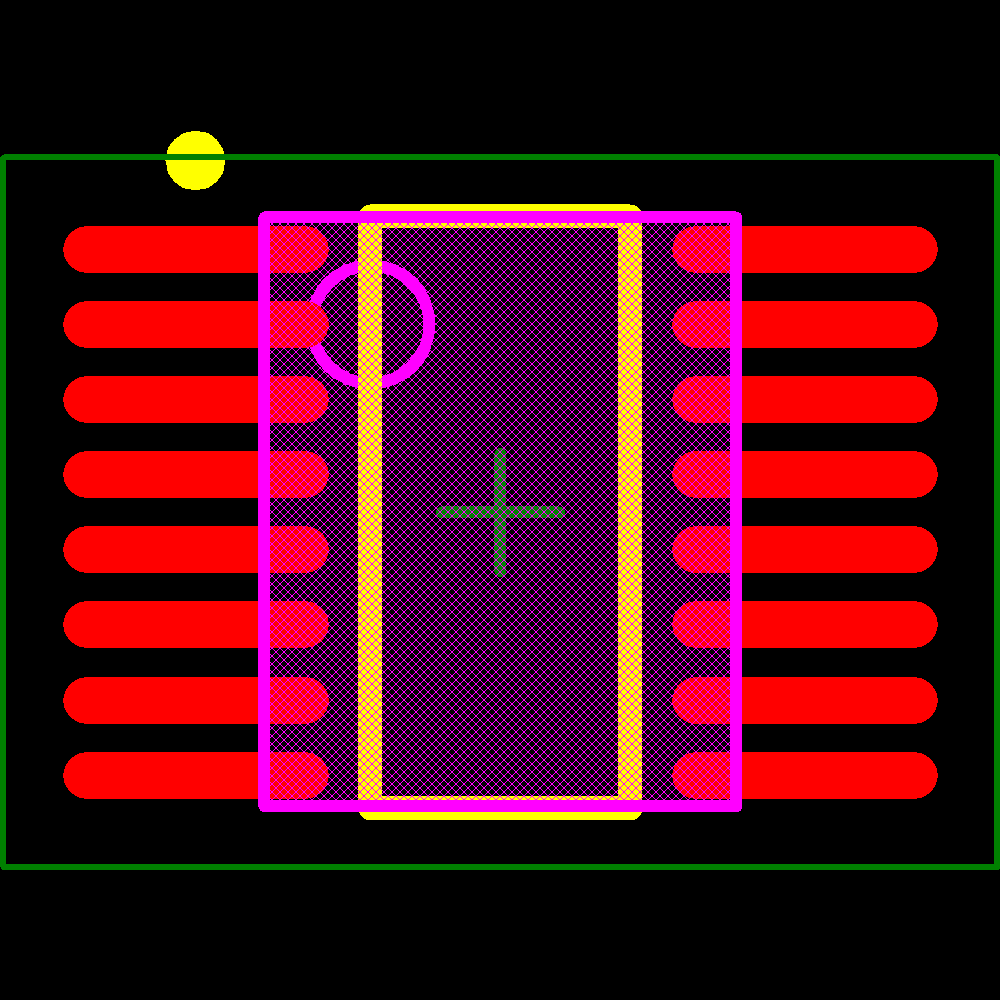 MAX8543EEE+ Footprint - Analog Devices