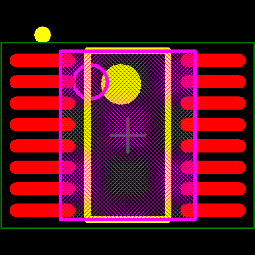 MAX8543EEE+ Footprint - Analog Devices