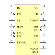 MAX8543EEE+ Symbol - Analog Devices