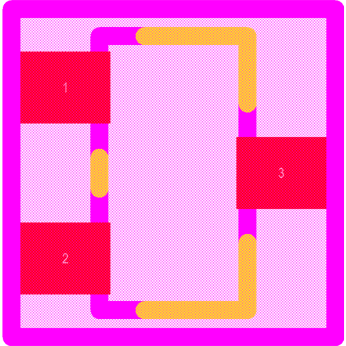 NSVJ2394SA3T1G Footprint - onsemi