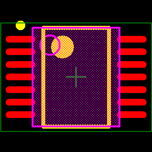 ADG1604BRUZ-REEL Footprint - Analog Devices