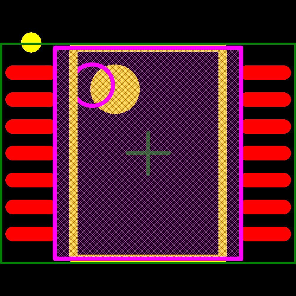 ADG1604BRUZ-REEL Footprint - Analog Devices