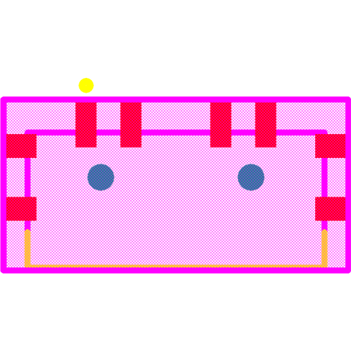 CUS-13TB Footprint - Nidec Copal