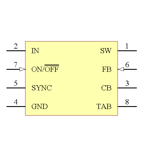 LM2677S-5.0/NOPB Symbol - Texas Instruments