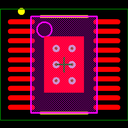 LT3510IFE Footprint - Analog Devices / Linear Technology