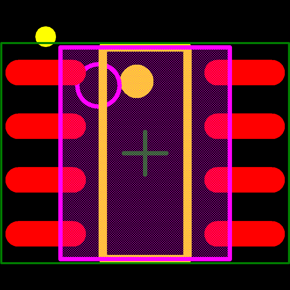 93LC46A-I/SN Footprint - Microchip