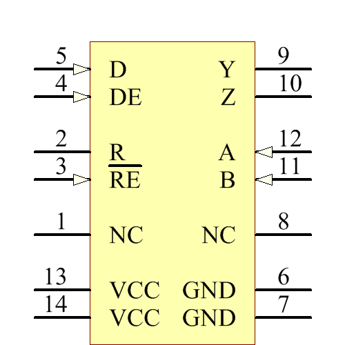 SN65LBC180IDRG4Q1 Symbol - Texas Instruments