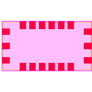 BPF-F100+ Footprint - Mini-Circuits