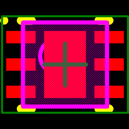 TPS61161QDRVRQ1 Footprint - Texas Instruments