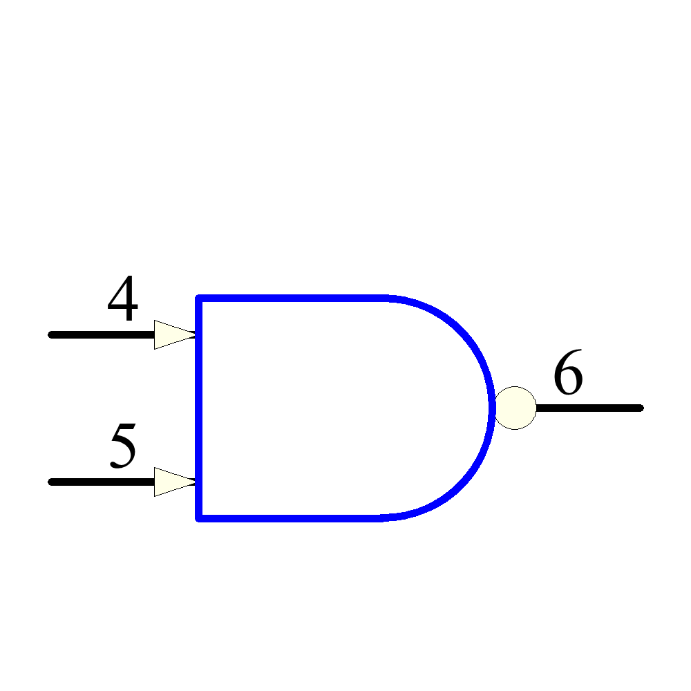 CD74HC03E Symbol - Texas Instruments