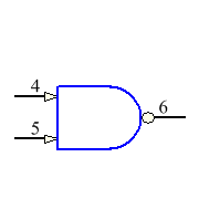 CD74HC03E Symbol - Texas Instruments
