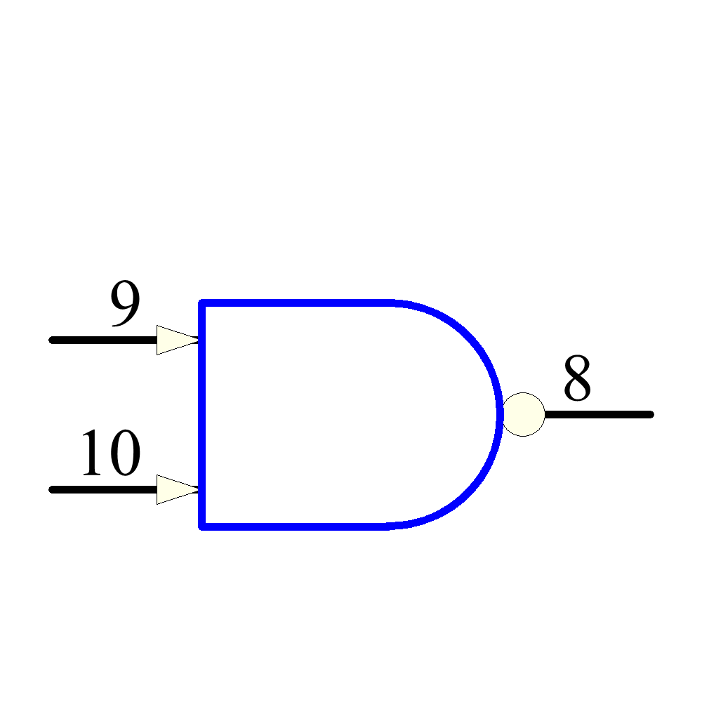 CD74HC03E Symbol - Texas Instruments