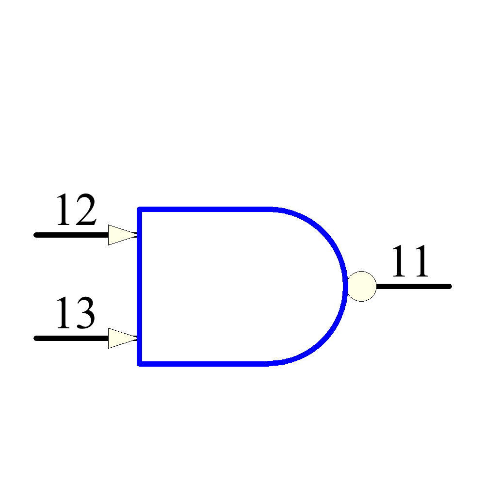 CD74HC03E Symbol - Texas Instruments