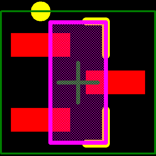 MCP1700T-2502E/TT Footprint - Microchip