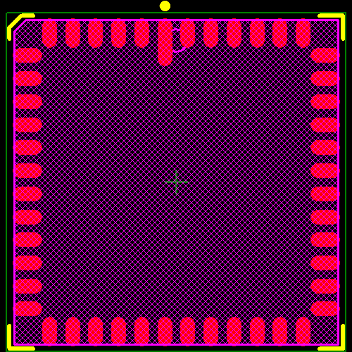 NOIV1SN1300A-QDC Footprint - onsemi