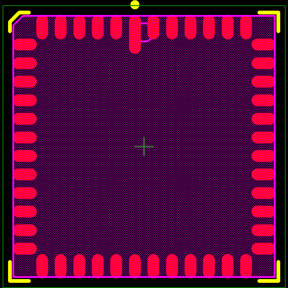 NOIV1SN1300A-QDC Footprint - onsemi