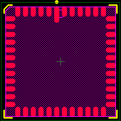 NOIV1SN1300A-QDC Footprint - onsemi