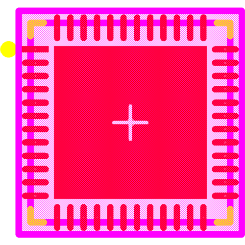 NCH-RSL10-101Q48-ABG Footprint - onsemi