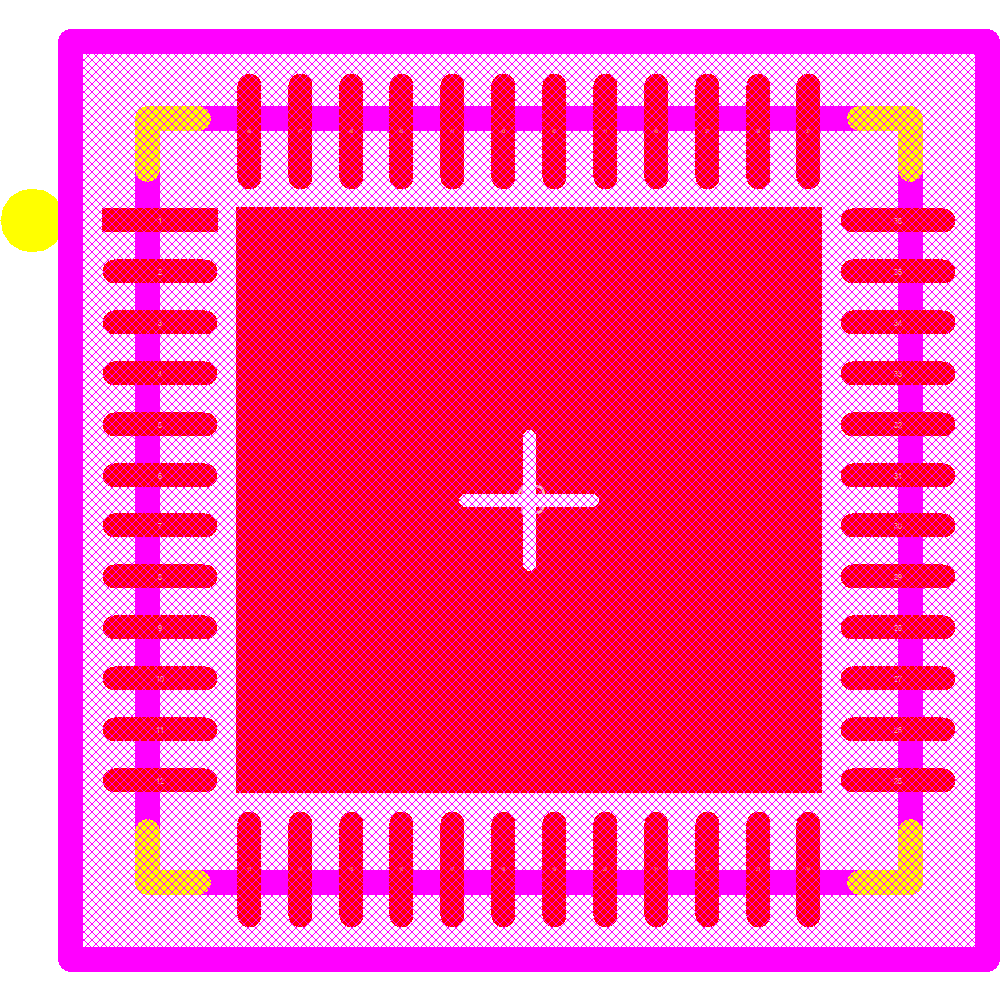 NCH-RSL10-101Q48-ABG Footprint - onsemi