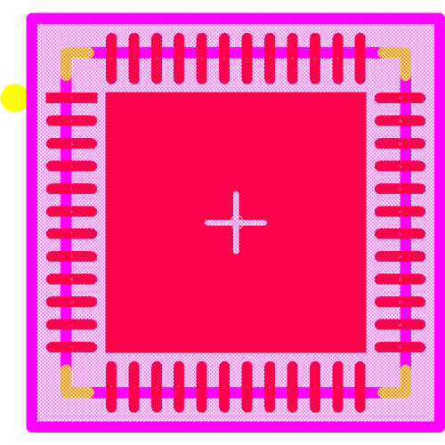 NCH-RSL10-101Q48-ABG Footprint - onsemi