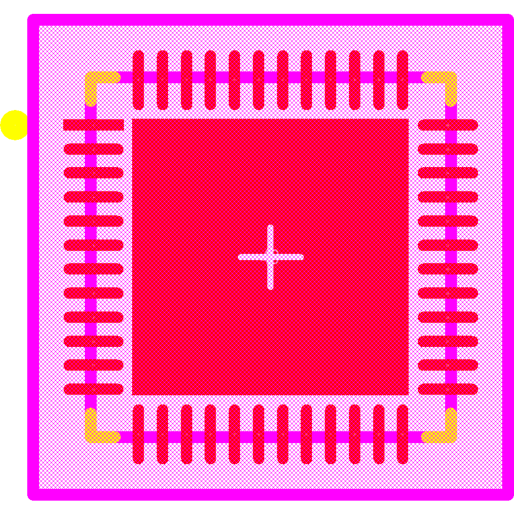 NCH-RSL10-101Q48-ABG Footprint - onsemi