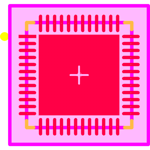 NCH-RSL10-101Q48-ABG Footprint - onsemi