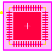 NCH-RSL10-101Q48-ABG Footprint - onsemi
